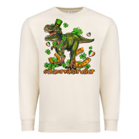 Sandshell shamrockscrusher t rex and horseshoe Premium Sweatshirt - AdoDesignShop