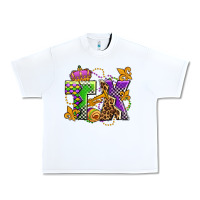 White texas mardi gras olivia Urban Heavy Tee - OliviaCreatesArt