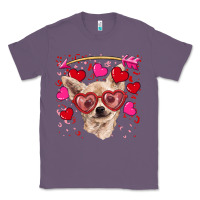 Lavender valentine's day  chihuahua Classic Tee - RanaPortraitStore
