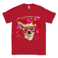 Red valentine's day  chihuahua Classic Tee - RanaPortraitStore