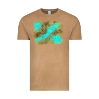 Vintage Camel Turquoise Leopard Background Vintage Tee - Jasminsmagicworld
