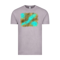 Vintage Zinc Turquoise Leopard Background Vintage Tee - Jasminsmagicworld