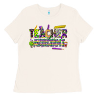 Bone mardi gras teacher assistant Ladies Tee - CowGirlArtShop