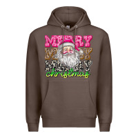 Coffee merry merry merry christmas Premium Hoodie - CowhideDigitalArt
