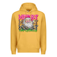 Mustard merry merry merry christmas Premium Hoodie - CowhideDigitalArt