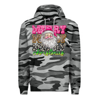 Slate Camo merry merry merry christmas Premium Hoodie - CowhideDigitalArt