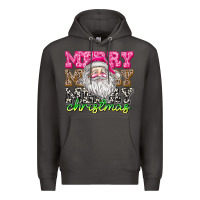 Smoke merry merry merry christmas Premium Hoodie - CowhideDigitalArt
