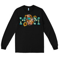Black Western Mom Mother's Day Long Sleeve Tee - FaDigitalArtStudio