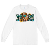White Western Mom Mother's Day Long Sleeve Tee - FaDigitalArtStudio