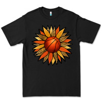Black Basketball Sunflower Premium Tee - Jasminsmagicworld