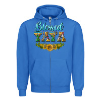 True Royal blessed yaya Zipper Hoodie - BarkalooDesign