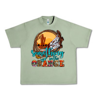 Oil Green something in the orange olivia Urban Heavy Tee - OliviaCreatesArt