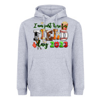 Heather Grey I am just here for field day 2023 Heavyweight Hoodie - AdoDesignShop