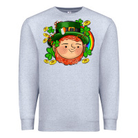 Heather Grey st patricks elf Premium Sweatshirt - AdoDesignShop