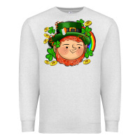 Oatmeal Heather st patricks elf Premium Sweatshirt - AdoDesignShop