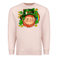 Pale Pink st patricks elf Premium Sweatshirt - AdoDesignShop