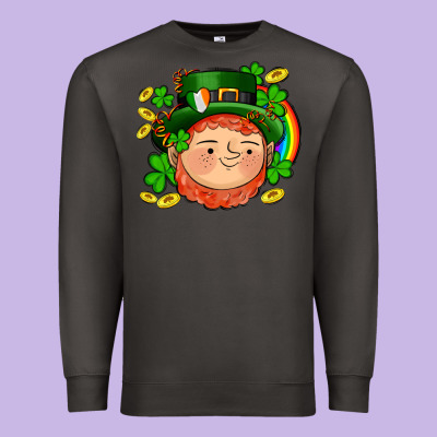 St Patricks Elf Premium Sweatshirt Designed By Adodesignshop