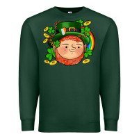 Sports Green st patricks elf Premium Sweatshirt - AdoDesignShop