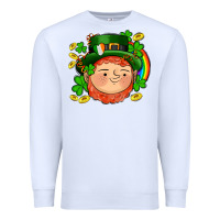 White st patricks elf Premium Sweatshirt - AdoDesignShop