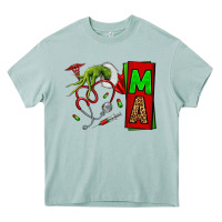 Arona Christmas Character Nurse Heavy Core Tee - NancyCooperArtShop