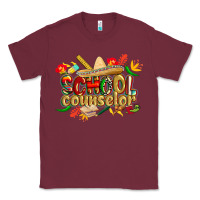 Burgundy cinco de mayo school counselor Classic Tee - CowGirlArtShop