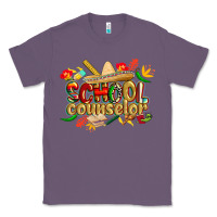 Lavender cinco de mayo school counselor Classic Tee - CowGirlArtShop