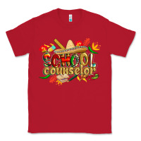 Red cinco de mayo school counselor Classic Tee - CowGirlArtShop