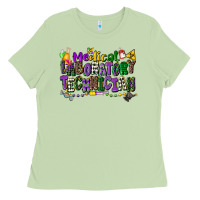 Medical Laboratory Technician Mardi Gras Ladies Tee | Teevron