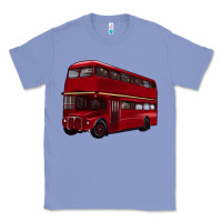 Colony Blue double decker bus Classic Tee - Artiststas