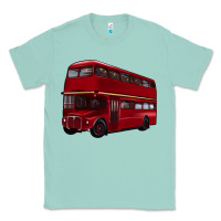Seafoam double decker bus Classic Tee - Artiststas