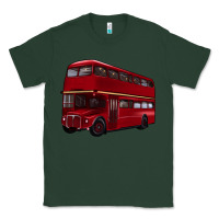 Sports Green double decker bus Classic Tee - Artiststas