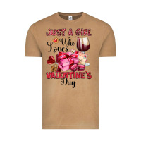 Vintage Camel just a girl who loves valentine's day Vintage Tee - OliviaCreatesArt