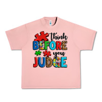 Salmon think before you judge Urban Heavy Tee - OliviaCreatesArt