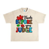 Sandshell think before you judge Urban Heavy Tee - OliviaCreatesArt