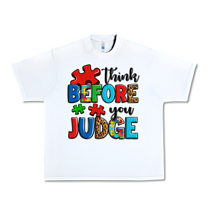 Think Before You Judge Urban Heavy Tee by OliviaCreatesArt | Teevron