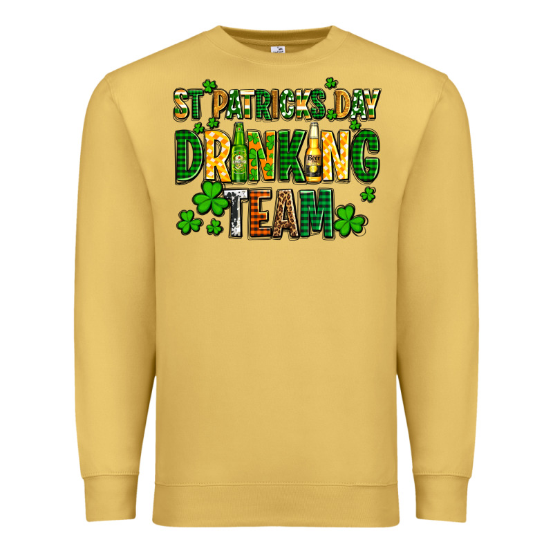 St Patricks Day Drinking Team Premium Sweatshirt by AdoDesignShop | Teevron