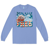 Colony Blue Born to be free Long Sleeve Tee - FaDigitalArtStudio