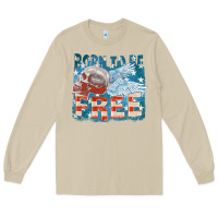 Mushroom Born to be free Long Sleeve Tee - FaDigitalArtStudio