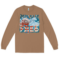 Toasted Coconut Born to be free Long Sleeve Tee - FaDigitalArtStudio