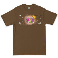 Cacao summer vibes with birds Premium Tee - TumblerDesignByShophia