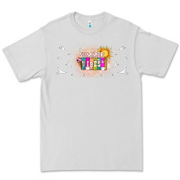 Dove Grey summer vibes with birds Premium Tee - TumblerDesignByShophia
