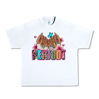White Periodt afro woman nail art Urban Heavy Tee - RanaPortraitStore