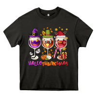 Asphalt Hallothanksmas wine glasses Heavy Core Tee - NancyCooperArtShop