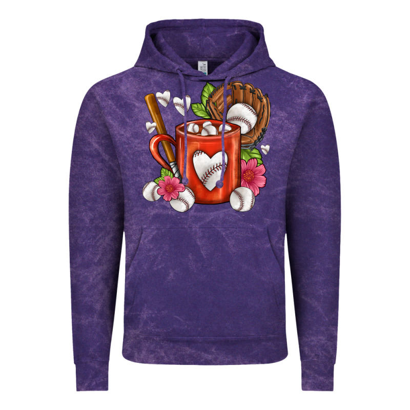 Baseball Coffee Cup Vintage Hoodie by FaDigitalArtStudio | Teevron