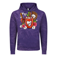 Cloud Purple Baseball Coffee cup Vintage Hoodie - FaDigitalArtStudio