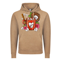 Vintage Coffee Baseball Coffee cup Vintage Hoodie - FaDigitalArtStudio