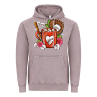 Vintage Zinc Baseball Coffee cup Vintage Hoodie - FaDigitalArtStudio