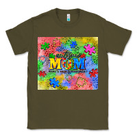 Army Green autism Classic Tee - CowGirlArtShop