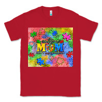 Red autism Classic Tee - CowGirlArtShop