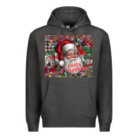 Charcoal Heather merry christmas Premium Hoodie - CowhideDigitalArt